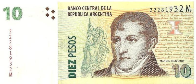 10 песо Аргентина