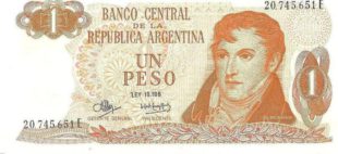 1 песо Республика Аргентина