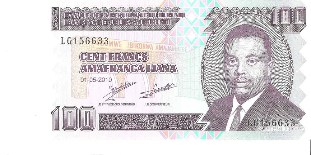100 Cent francs — Amafranga Ijana