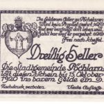 Нотгельд 30 геллеров 1920 года