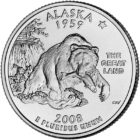 25 центов США Штат Аляска