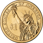 1 доллар 2013 года Вудро Вильсон ( Woodrow Wilson 28 президент)