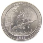 25 центов США 2015 г. «Национальные лес Kisatchie»