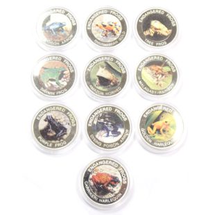 Малави.Набор монет 10 квач 2010 г. «Ядовитые лягушки» (10 шт.)
