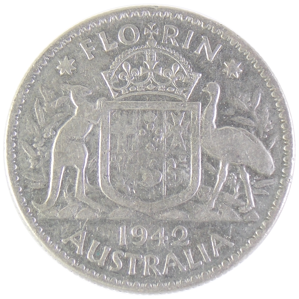 Австралия. 2 шиллинга 1942 г.