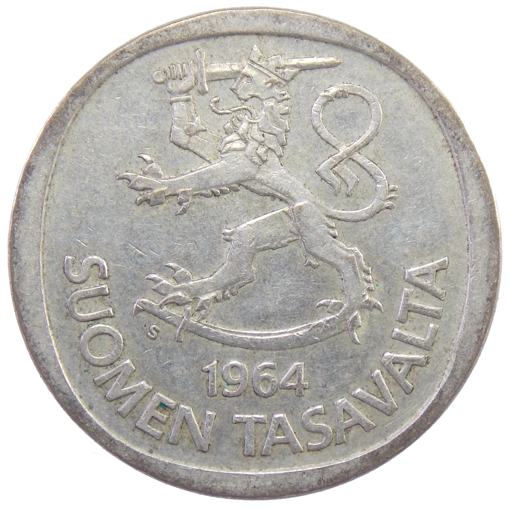 Финляндия. 1 марка 1964 г.