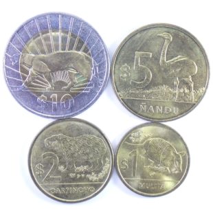 Уругвай. Набор монет 2011-2012 гг.