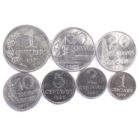 Бразилия. Набор монет 1969-1978 гг. (7 шт.)