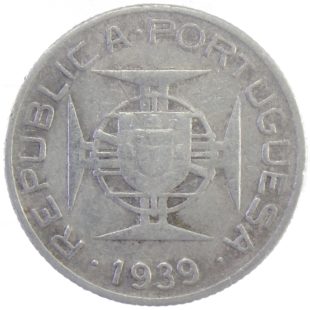 Сан-Томе и Принсипи. 2.5 эскудо 1939 г.