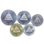 Никарагуа. Набор монет 2012-2014 гг.