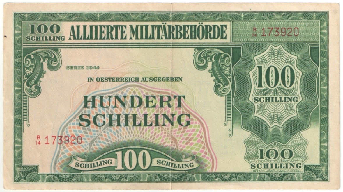 Австрия. 100 шиллингов 1944 г.