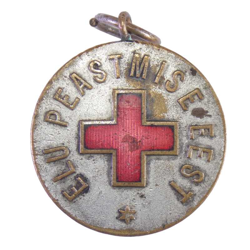 Медаль.Красный Крест За спасение жизни.Эстония 1925-1940 гг.