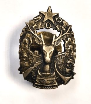 Знак «Ленинградского охотничье общество (ЛОО)» 1930 года, СССР арт 32569