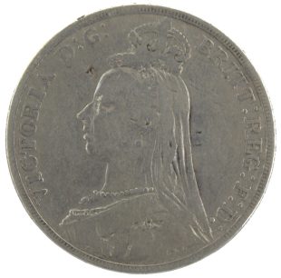 1 крона 1890 год Великобритания арт 32584