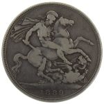 1 крона 1889 года Великобритания арт 33166