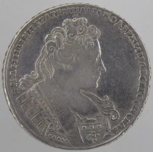 1 рубль 1732 года крест узорчатый арт 33171