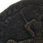 2 копейки 1757 года «перечекан» арт 33358